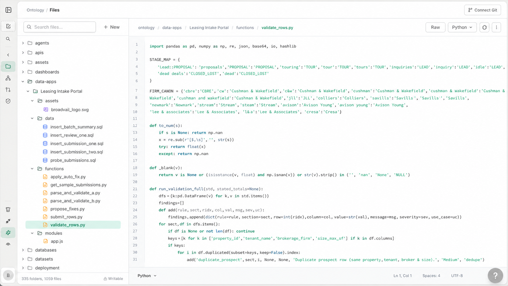 Data App in the Ontology