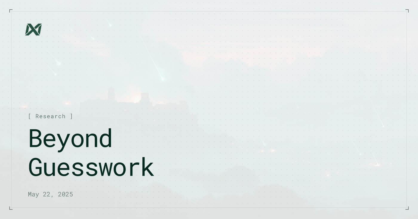Beyond Guesswork
