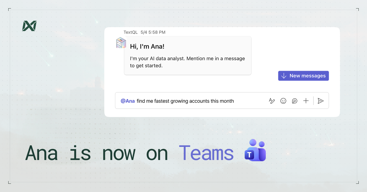 Ana is now on Microsoft Teams